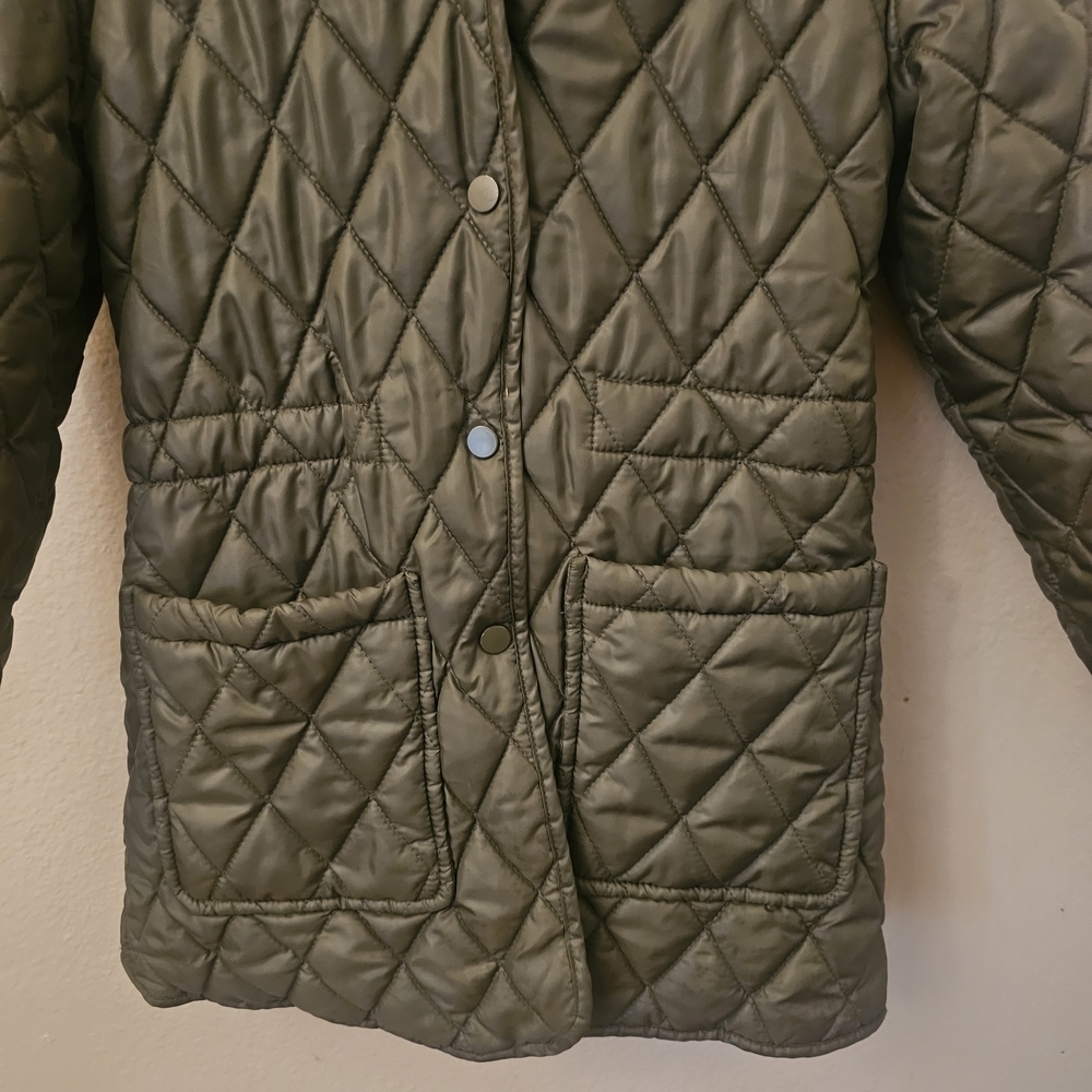 Urban Republic Olive Quilted Kids Puffer Jacket - Picture 5 of 9